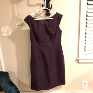 Target Mossimo Eggplant Purple Fitted Dress Size 6